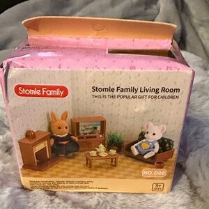 Living Room Playset - Pink